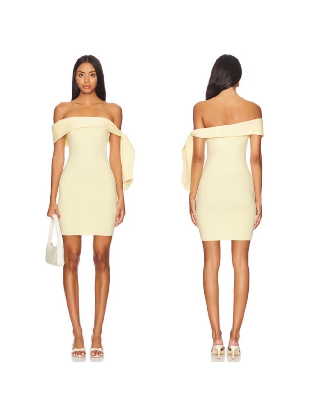 SNDYS Jaymes Mini Dress in Panna Cotta